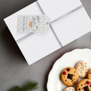 Étiquettes-cadeau Baby Shower Cookies et Cocoa