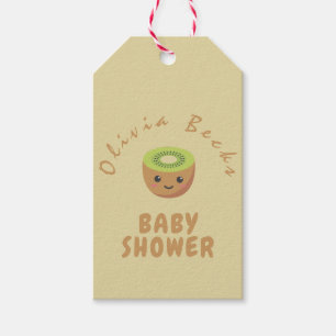Étiquettes-cadeau Baby shower de Little Cutie Kiwi