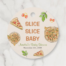 Baby shower de pizza pour bébés Slice Slice