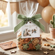 Baby shower élégant et rustique Cowboy désert occi