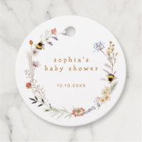Baby shower Fleur sauvage de Mama à Bee