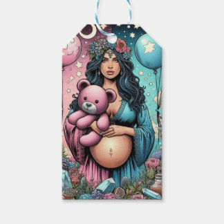 Étiquettes-cadeau Baby shower magique | Balloon de révélation de gen