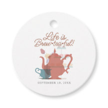 Baby shower Tea Party Cute Minimaliste Boho Neutra