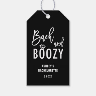 Étiquettes-cadeau Bach et Boozy Bachelorette Party Faveurs