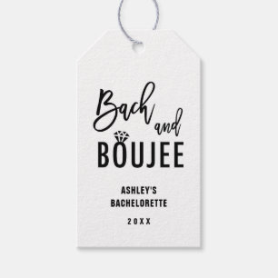 Étiquettes-cadeau Bach et Boujee Bachelorette Party Favoriser