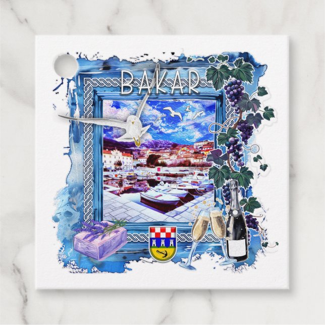 Étiquettes Cadeau Bakar (Devant)