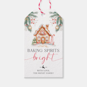 Étiquettes-cadeau Baking Spirits Bright Christmas Cadeaux Tags
