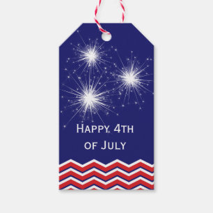 Étiquettes-cadeau Balise 4 juillet Sparkler 2