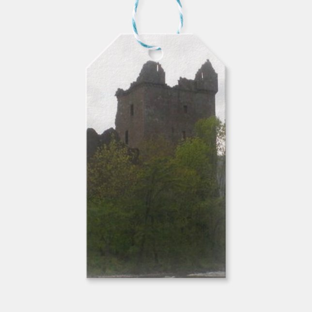 Étiquettes-cadeau Balise Bagage du château (Devant)