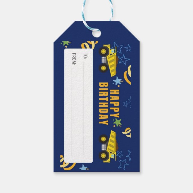 Étiquettes-cadeau Balise Cadeau Anniversaire (Devant)