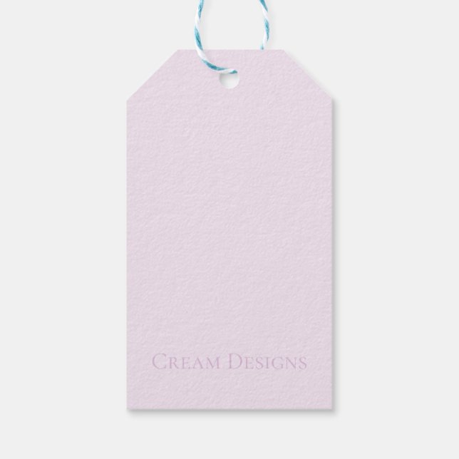 Étiquettes-cadeau Balise cadeau artisanal avec amour (Dos)