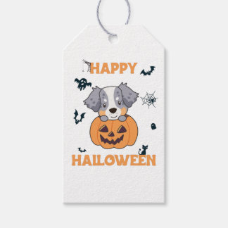 Étiquettes-cadeau Balise Cadeau Australien En Citrouille Migny Happy