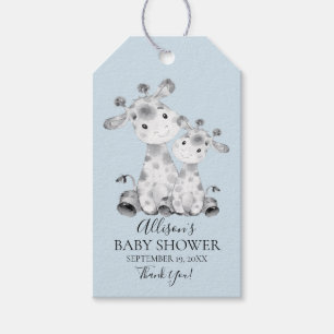 Étiquettes-cadeau Balise Cadeau Baby shower Faveur Giraffe