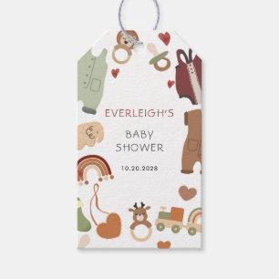Étiquettes-cadeau Balise cadeau Boho Boy Baby shower