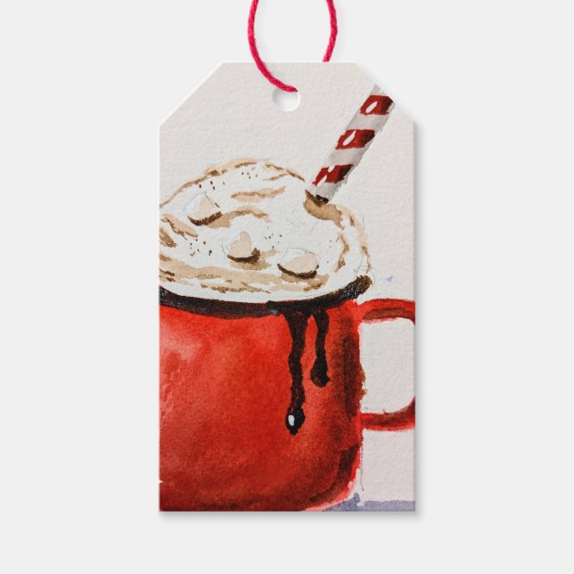 Étiquettes-cadeau Balise cadeau Cosy Cocoa (Devant)