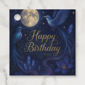 Étiquettes Cadeau Balise cadeau d'anniversaire mystique
