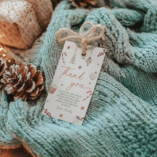 Étiquettes-cadeau Balise cadeau d'anniversaire Oh What Fun Christmas