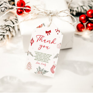 Étiquettes-cadeau Balise cadeau d'anniversaire Oh What Fun Christmas