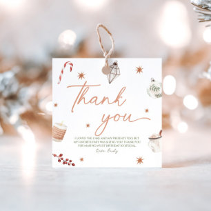 Étiquettes Cadeau Balise cadeau d'anniversaire Oh What Fun Christmas