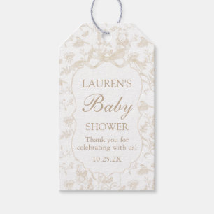 Étiquettes-cadeau Balise cadeau de Baby shower de la corne neutre