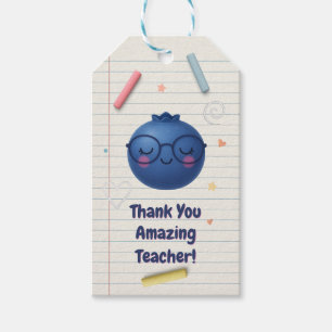 Étiquettes-cadeau Balise cadeau de Berry Thankful Teacher