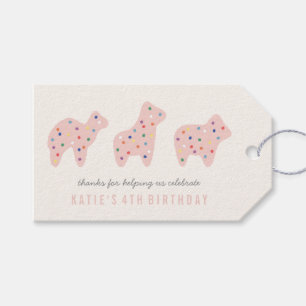 Étiquettes-cadeau Balise cadeau de cookie animal - Bubblegum