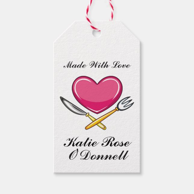 Étiquettes-cadeau Balise cadeau de cuisine - SRF (Devant)