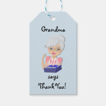 Balise cadeau de grand-mère Baby shower