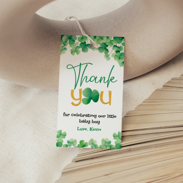 Étiquettes-cadeau Balise cadeau de Lucky One st patrick (Créateur téléchargé)