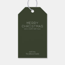 Balise cadeau de Noël personnalisé/personnalisable