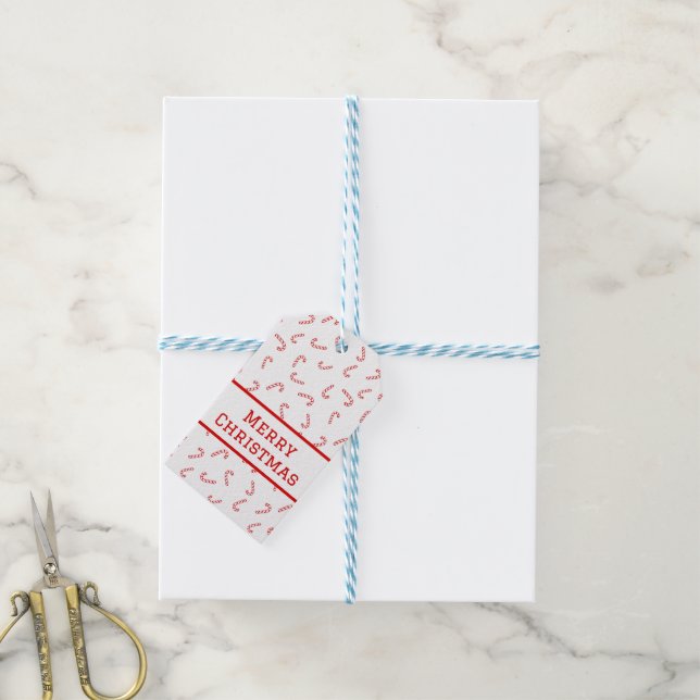Étiquettes-cadeau Balise cadeau de Noël pour bonbons personnalisés (Avec de laficelle)