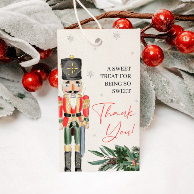 Étiquettes-cadeau Balise cadeau de Nutcracker vintage Winter Onederl (Créateur téléchargé)