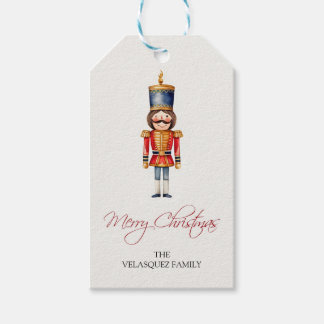 Étiquettes-cadeau Balise cadeau de soldat Noisette de Noël