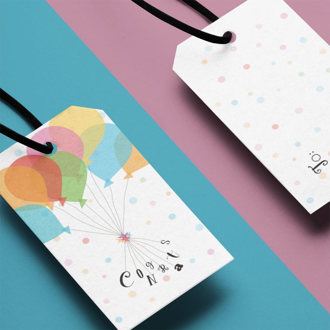 Étiquettes-cadeau Balise cadeau de Whimsical Congrats (Créateur téléchargé)