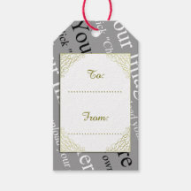 Balise cadeau d'image personnalisée