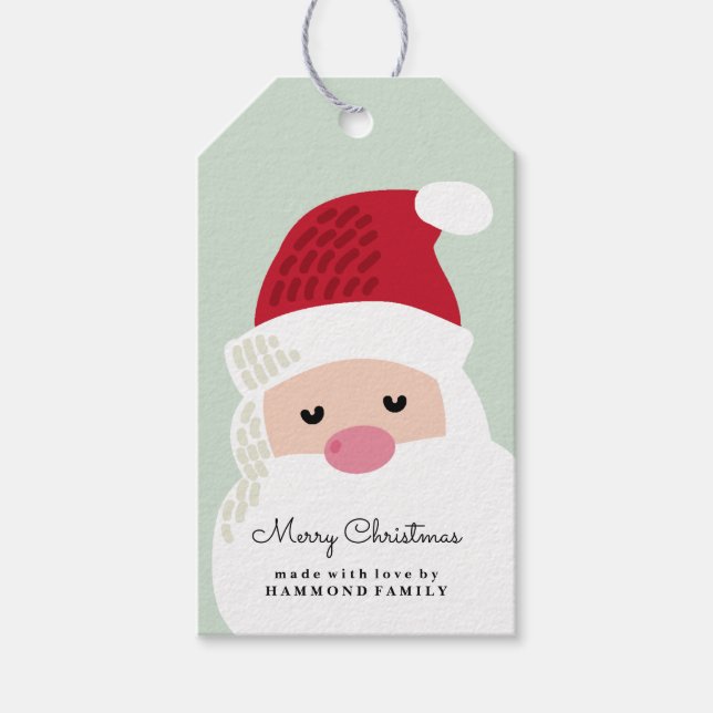 Étiquettes-cadeau Balise cadeau du Père Noël (Devant)