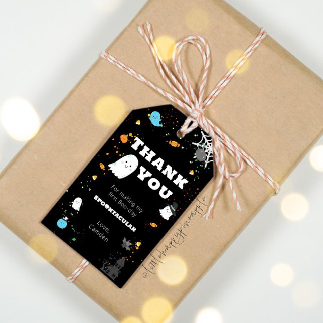 Étiquettes-cadeau Balise cadeau d'un Merci Éffrayant (Créateur téléchargé)