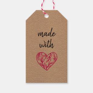 Étiquettes-cadeau Balise Cadeau En Papier Kraft Fabriquée Avec Le Co