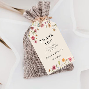 Étiquettes-cadeau Balise cadeau Fleur sauvage Boho