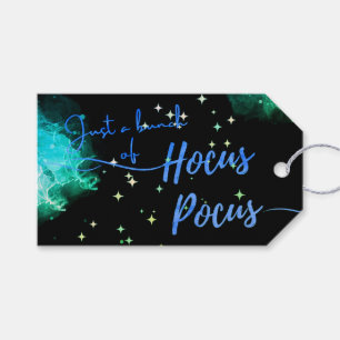 Étiquettes-cadeau Balise cadeau Halloween Hocus Pocus Happy