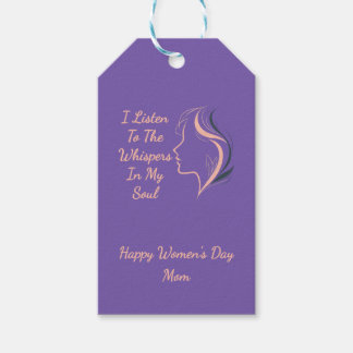 Étiquettes-cadeau Balise cadeau Inspirational Purple personnalisée