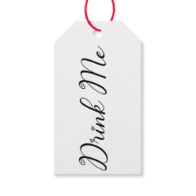 Balise cadeau inspirée de "Drink Me" Alice au pays