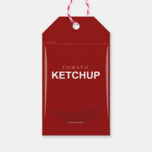 Balise cadeau personnalisé Red Tomato Ketchup