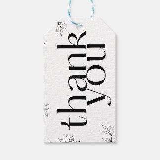 Étiquettes-cadeau Balise cadeau personnalisée, message Merci
