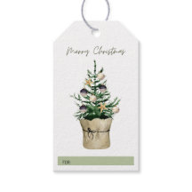 Balise Cadeau Plante de l'arbre de Noël