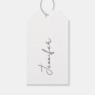 Étiquettes-cadeau Balise cadeau pour une Fête des mariées avec nom.