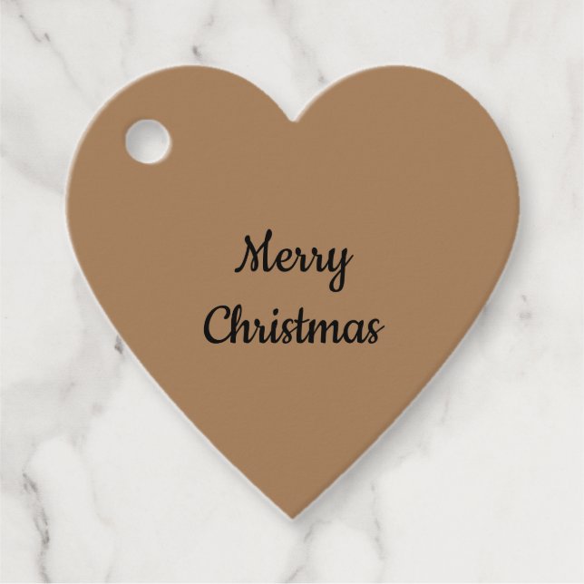 Étiquettes Cadeau Balise cadeau simple et élégante pour Noël (Devant)