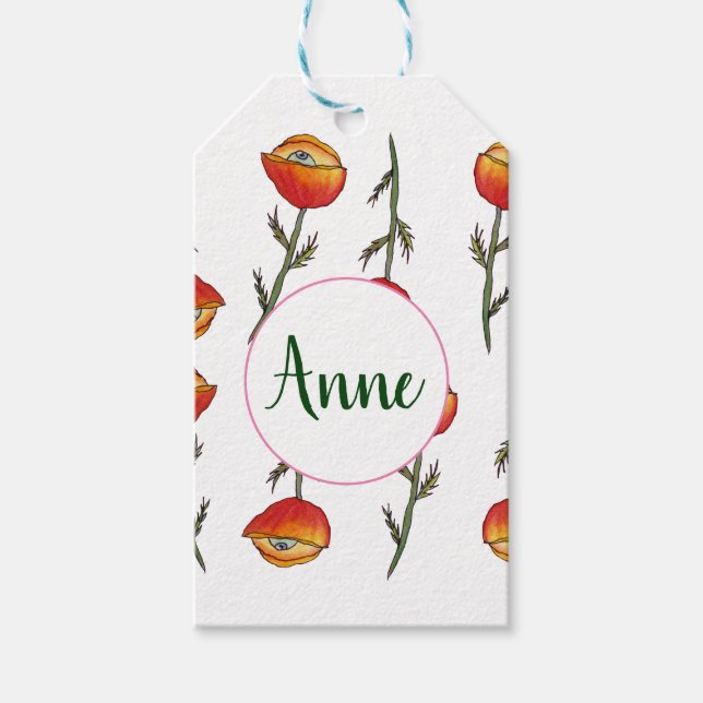 Étiquettes-cadeau Balise Cadeau Surreal Art Custom (Devant)