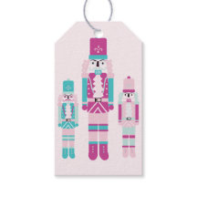 Balise cadeau Trio pour Noisette rose et Turquoise
