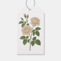 Balise cadeau vintage Garden Rose